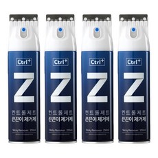 컨트롤제트 끈끈이 제거제 250ml, 4개