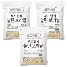 韓國大麥米麥片, 800g, 3個