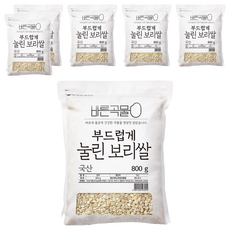 韓國大麥米麥片, 800g, 6包