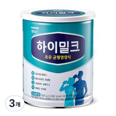 일동후디스 하이밀크 초유 균형영양식 성인분유, 600g, 3개
