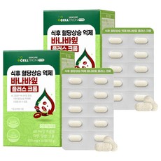 이너랩 식후 혈당 억제 바나바잎 플러스 크롬, 60정, 2개