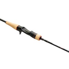 Abu Garcia TEIKAN MX 全實心鯛魚頭全實心釣竿 631M, 黑色 + 紅色 + 銀色