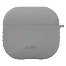 LAUT 萊德 矽膠防塵保護殼 AirPods 4適用, 單一商品, 灰色, 1個