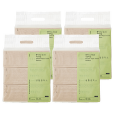 Saengong 生活工作所 竹纖維抽取式廚房紙巾, 100張, 12包