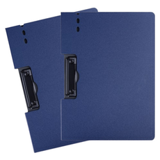 Starium 橫式 A4 文件夾 板夾, 海軍藍, 2個