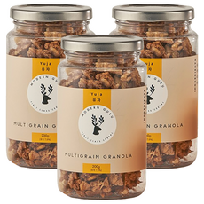 모던구루 멀티그레인 유자 수제 그래놀라, 200g, 3개
