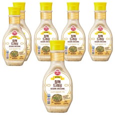 오뚜기 참깨 드레싱, 245g, 6개