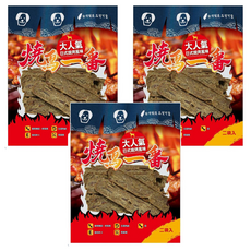 燒鳥一番 犬用 無化學添加物 低溫烘烤 低鹽低鈉, 牛肉長片, 180g, 3袋