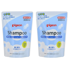 pigeon 貝親 泡沫洗髮精 補充包 1歲半以上使用 皂香, 300ml, 2包