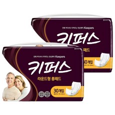 男女通用長款成人紙尿褲/墊, 290~580mm, 30片, 2包