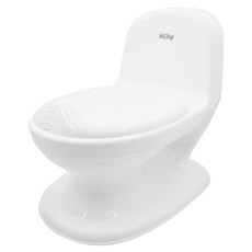 Nuby 學習小馬桶 18個月以上 最大承重量27kg, 白色