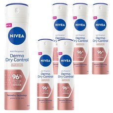 NIVEA 妮維雅 96H 超能科研制汗爽身噴霧, 6件, 150ml