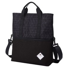 beatrix NEW YORK 折疊二用補習袋 幾何黑 100%聚酯纖維 適用年齡6歲以上