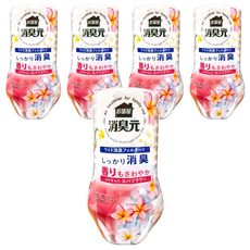 小林製藥 消臭元 浴廁芳香劑 - 400ml 消臭濾鏡, SPA百花香, 5個