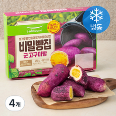 풀무원 비밀빵집 군고구마빵 (냉동), 75g, 6개입, 4개