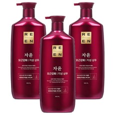 리엔 자윤 모근강화 지성 샴푸, 950ml, 3개