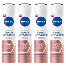 NIVEA 妮維雅 96H 超能科研制汗爽身噴霧, 4件, 150ml