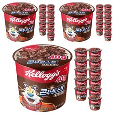 콘푸로스트 다크초코 컵 시리얼, 40g, 36개