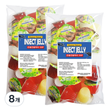 벅스킹덤 사슴벌레 장수풍뎅이 전용 곤충젤리 30p, 혼합색상, 8개
