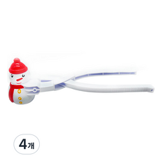 커스터스 스노우볼 메이커 모래놀이 눈사람, 혼합색상, 250g, 4개