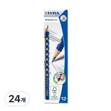 LYRA Groove 纖細鉛筆 HB, 單一顏色, 24個