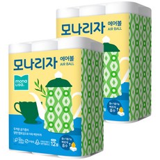 mona LISa. Air ball捲筒廚房紙巾, 150張, 24捲