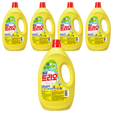 Trio 洗碗精, 檸檬/青檸, 2kg, 5瓶