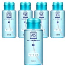 케어존 저자극 립 앤 아이리무버, 300ml, 5개
