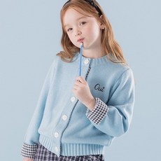 ILoveJ Farmingco 格紋拼色針織開襟衫