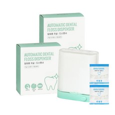 One Story 牙線分配器薄荷+可再填充牙線 500p 套組, 500入, 1組