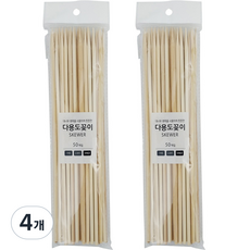 kitchen U 多用途竹籤 30cm, 4個, 50入