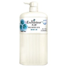Enchanteur 艾詩 潤白保濕沐浴乳 馥馨花香, 1L, 1瓶