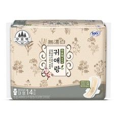 쏘피 귀애랑 생리대 날개형, 대형, 14개입, 1개