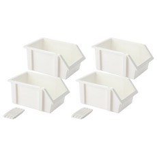 ABM 쌓을수 있는 데스크탑 보관함, 4개