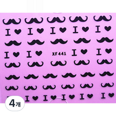 Beauty Pop 水轉印指甲貼紙 K, 5, 4個