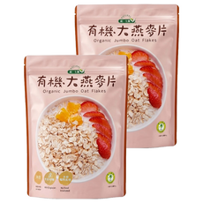 統一生機 有機大燕麥片, 400g, 2包