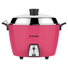 TATUNG 大同 不鏽鋼電鍋 10人份, TAC-10L-MCI, 桃紅色