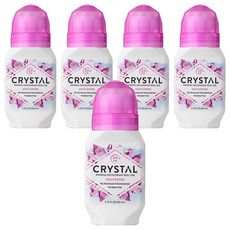 美國 CRYSTAL 礦物身體滾珠體香劑 無香, 66ml, 5個