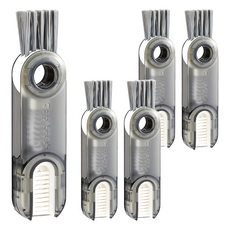 多功能杯刷 縫隙刷 D047 32g, 灰色, 5個