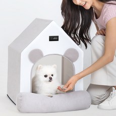 Leto 狗屋 四季通用 貓屋 躲貓貓屋 大型寵物屋, 灰色