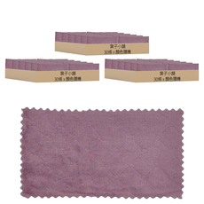 雙色珊瑚絨抹布 30入 長方形清潔, 小, 3包