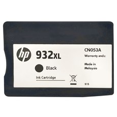 hp 惠普 932XL 原廠墨水匣 (CN053AA) 適用於Officejet系列印表機, 黑色, 1個