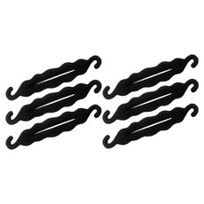 Rumours 掛鉤式海綿盤髮夾 HU012, 單一顏色, 6個