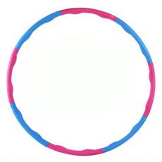 Move Jet 纖腰組裝式減肥呼拉圈, 1.2kg, 粉藍色