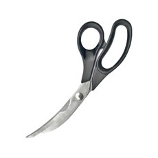 AMBROGIO SANELLI 山里尼 肉剪刀 25cm 刀刃12cm 德國特殊不鏽鋼 高級TPE塑料 義大利產, 銀色, 1支