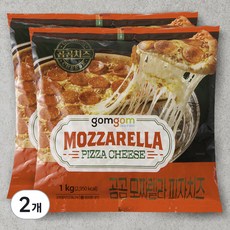 곰곰 모짜렐라 피자치즈 (대용량), 1kg, 1개입, 2개
