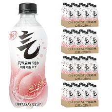 CHI FOREST 元氣森林 白桃風味氣泡水, 280ml, 48瓶