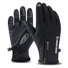 GOLOV.EJOy 抗寒防風 防水耐磨 觸屏手套, 黑色, XL