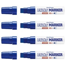 munhwA Jumbo 油漆筆 藍色 15mm, 1色, 4個