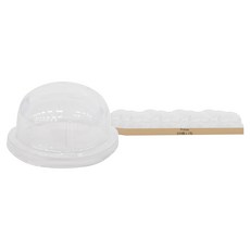 Pimex 堅口紙杯蓋 50 x 39mm, 圓頂型, 100個, 1包